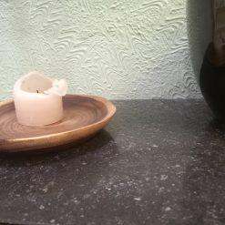 lage platte houten schaal, diep bord van hout, decoratief houten bord, bord uit één geheel, schaal zonder lijmnaden