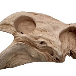 wortelhout waxinelichthouder