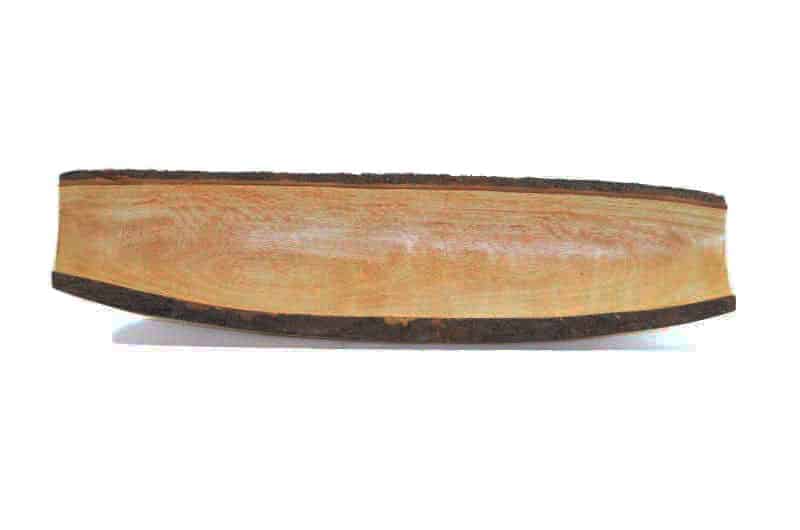 houten schaal schors, kleine fruitschaal