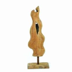 SCULPTUUR TEAK SMAL - Afbeelding 2