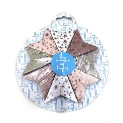 kerstster papier, kerststerren klein