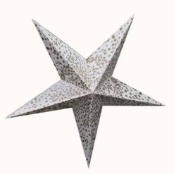 kerstster, paper star