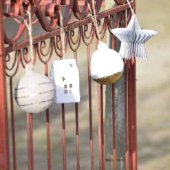 kerstbal paper mache, kerstbal biologisch afbreekbaar