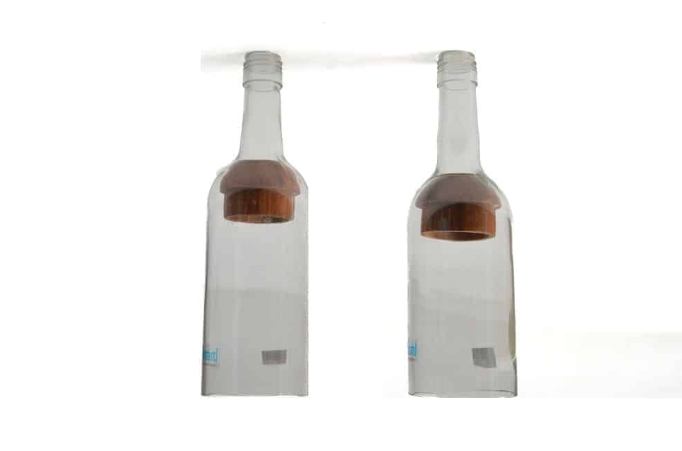 gerecycled flesje, fleslamp, lamp gerecycled, fairforward lamp