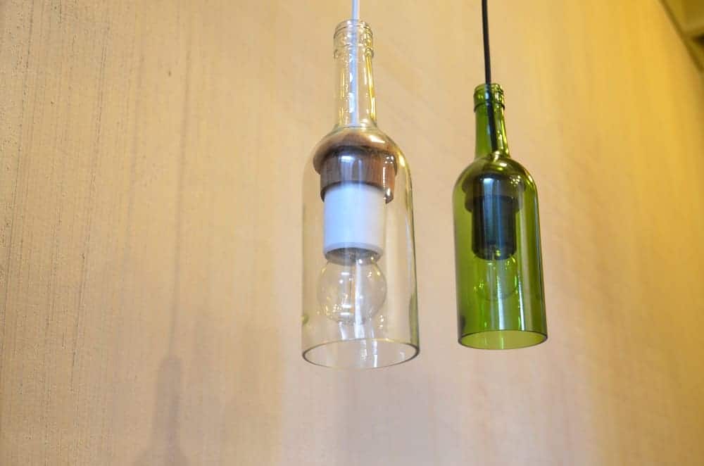 fleslamp, lamp gerecycled flesje, fairforward