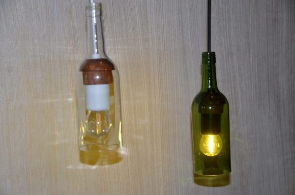 fleslamp, gerecycled lamp, lamp gerecycled flesje, fairforward