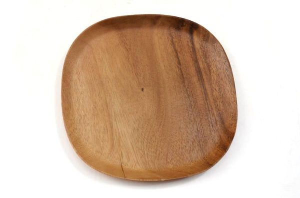 houten ontbijtbord vierkant