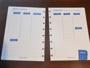 uitwisbare agenda weekplanner