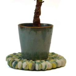 vilten onderzetter, plantenpot onderzetter