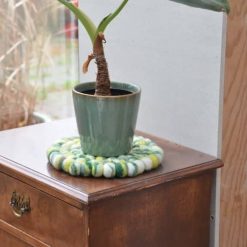 vilten onderzetter, plantenpot onderzetter