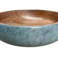 fruitschaal blauw grijs