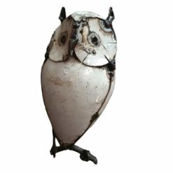 tuinsteker uil, tuinsteker vogel, metalen tuindecoratie