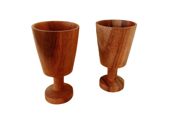 houten drinkglas