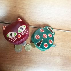 kinderportemonnee dier, kleine geldbuidel met rits, portemonnee in dieren figuur, geitenleer portemonnee