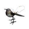 metalen vogelbeeld, ijzeren vogeltje, cadeau natuurmens, vogel cadeau, ijzeren grafdecoratie vogel