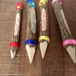 potlood met tekst bedankt, klein bedankje, bedankje bruiloft, duurzaam bedankje, juffencadeau, meestercadeau, bedankje voor oma