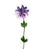 tuinsteker metalen bloem, tuinprikker paarse bloem, altijd goed cadeau, cadeau voor in de tuin, metalen tuindecoratie