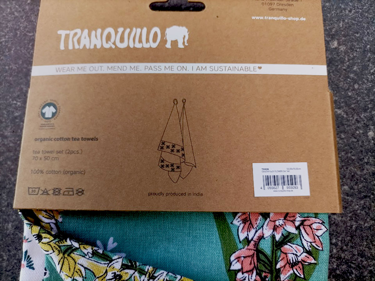 theedoek met print, luxe theedoek met print, set van 2 theedoeken cadeau, praktisch cadeau in de keuken, theedoek in kleur