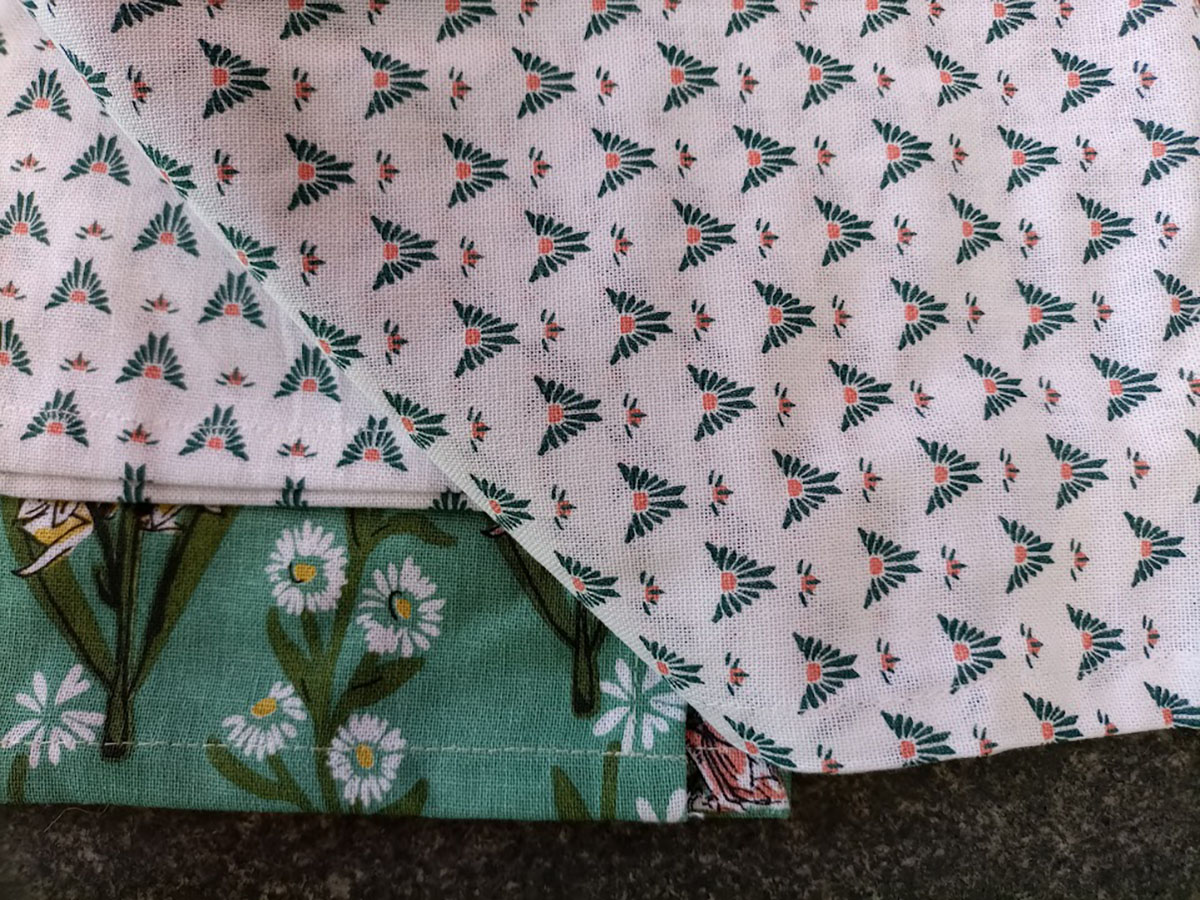 theedoek met print, luxe theedoek met print, set van 2 theedoeken cadeau, praktisch cadeau in de keuken, theedoek in kleur