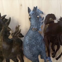 metalen wanddecoratie paarden, paarden decoratie voor aan de muur, 3d paarden van metaal, muurdecoratie paarden, cadeau voor meiden paarden