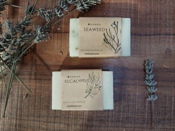 natuurlijke zeep eucalyptus, natuurlijke blok zeep voor huid en haar, cadeau zeep