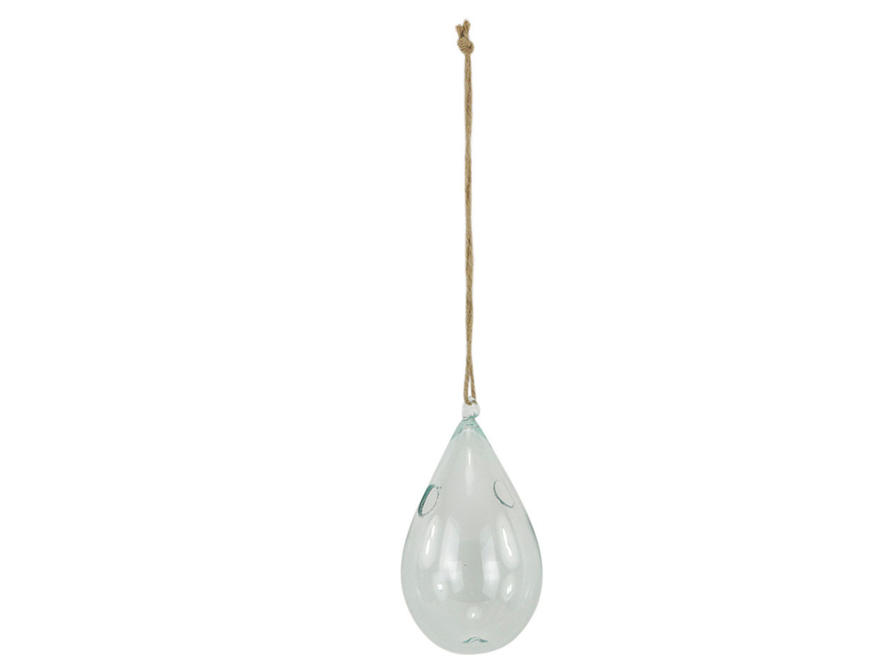 glazen plantenhanger, hangpot glazen bol, druppel glas voor plant, plantenpot van glas, pot voor luchtplanten