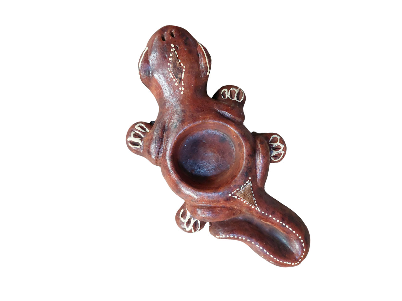 waxinelichthouder terracotta, natuurlijke materialen woonaccessoire, klein cadeau voor huwelijk, huwelijksgeschenk, beeldje hagedis, waxinelichthouder gekko