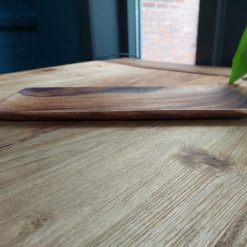 houten dienblad rechthoekig, rechthoekig dienblad, kinta serveerplank, fsc hout dienblad, onderbord kaarsen, hapjesplank