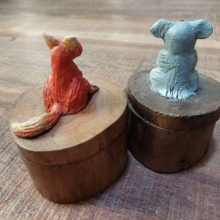 sieradendoosje voor kinderen, leuk doosje voor kinderen met koala, bewaardoosje met geheim vak, geheim opbergdoosje
