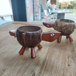 houten bakje van kokosnoot, bakje in vorm van schildpad, cadeau voor als je niet weet wat je moet geven, cadeau kinderkamer, cadeau alle leeftijden
