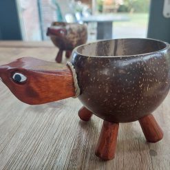 houten bakje van kokosnoot, bakje in vorm van schildpad, cadeau voor als je niet weet wat je moet geven, cadeau kinderkamer, cadeau alle leeftijden