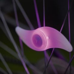 spaakverlichting 3 kleuren, verlichting voor tussen de spaken, cadeau accessoire kinderfiets, veilige fietsverlichting, schoencadeau