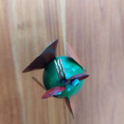 vogelbeeld ijzer, kip beeld, cadeau voor hem, cadeautje voor tiener, kado dat altijd goed valt, gerecycled metaal vogelbeeld