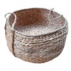 grote ronde opbergmand, mand xl, mand decoratie met handvat, grote mand