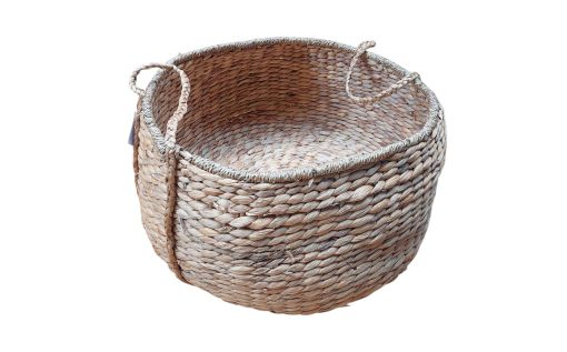 grote ronde opbergmand, mand xl, mand decoratie met handvat, grote mand