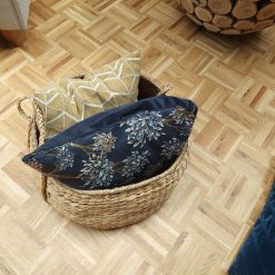 grote ronde opbergmand, mand xl, mand decoratie met handvat, grote mand