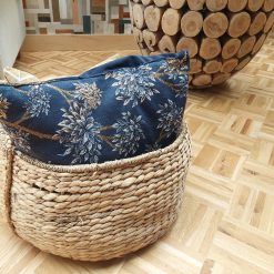 grote ronde opbergmand, mand xl, mand decoratie met handvat, grote mand