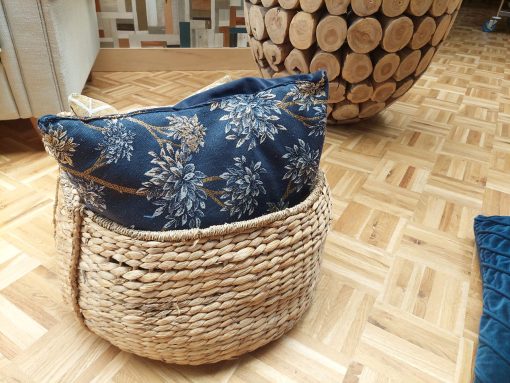 grote ronde opbergmand, mand xl, mand decoratie met handvat, grote mand