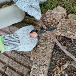 snijbestendige handschoenen voor kinderen, veilig werken voor kinderen met mes of zaag