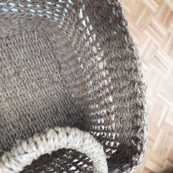 set opbergmanden vierkant, cadeaumand zelf vullen, vierkante mand met handvat, mand voor op slaapkamer of badkamer, mand voor open vak in kast