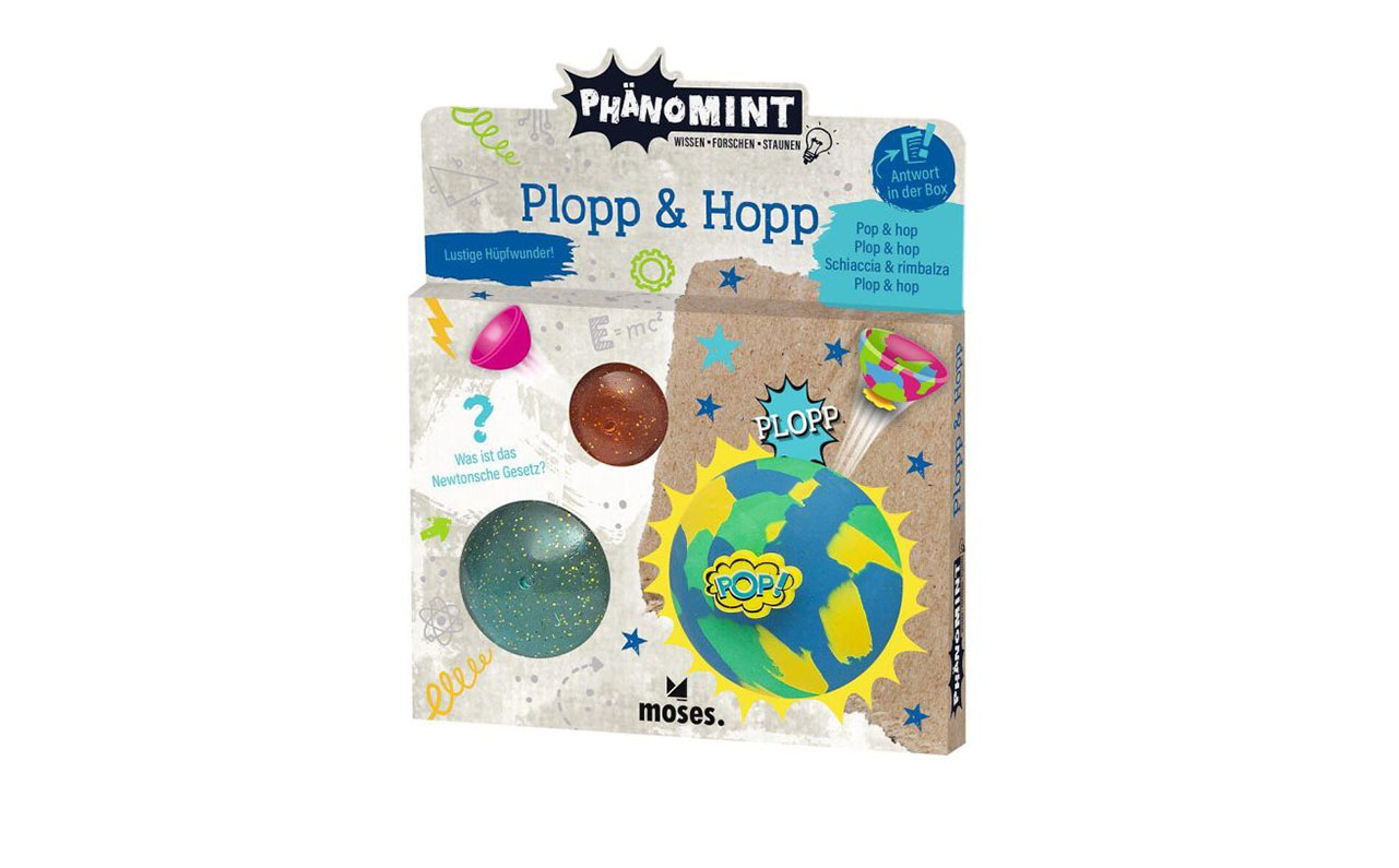 set van 3 ploppers, schoencadeau STEM speelgoed, plopper hoog springen