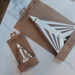 kerstster 3d groot, kerstdecoratie milieubewust duurzaam en eco sfeer, kerstdecoratie natuurlijke sfeer, kerstster kerstversiering van jute en papier, papieren kerstster jute, kerstdecoratie eco voor zakelijk zoals winkel kantoren kerken en scholen, duurzame sfeer kerstdecoratie