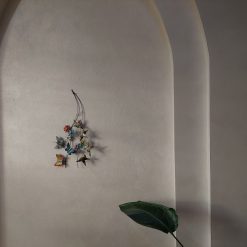 wanddecoratie 3D, muurdecoratie 3d metaal, metalen tak met vogels en vlinders, geschenk nieuwe woning