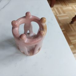 vriendenkring abstract 5 personen, familiebeeld abstract, familiekring vijf figuren, beeld met betekenis, cadeau in familiekring