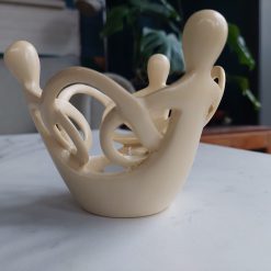 vriendenkring 3 personen, vriendenkring met waxinelichtje, ruime keuze in vriendenkringen, familiekringen, cadeau collega's, beeld verbondenheid