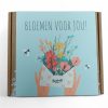 Blossombs bloemen voor jou, zadenmix bommetje, cadeau door de brievenbus, moederdag cadeau