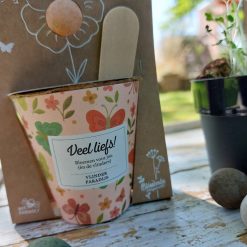 Blossombs bloemen cadeau, bloemen zelf zaaien set, cadeau met bloemen, cadeau voor juf moeder collega vriendin zus enzovoort