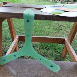 boemerang glow in the dark, boemerang buitenspeelgoed voor kinderen en volwassenen, glow in the dark buitenspeelgoed