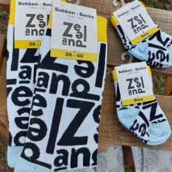 zeeuwse sokken met zeeuwse tekst, zeeuwse sokken unisex, cadeau baby en ouders