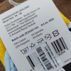 zeeuwse sokken met zeeuwse tekst, zeeuwse sokken unisex, cadeau baby en ouders